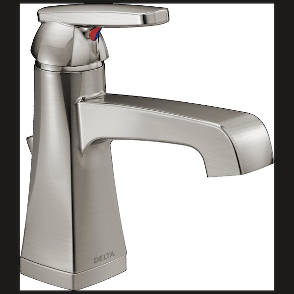 Delta 1 or 3-hole 4" installation Hole Single Hole Lavatory Faucet, Stainless 564-SSMPU-DST - main